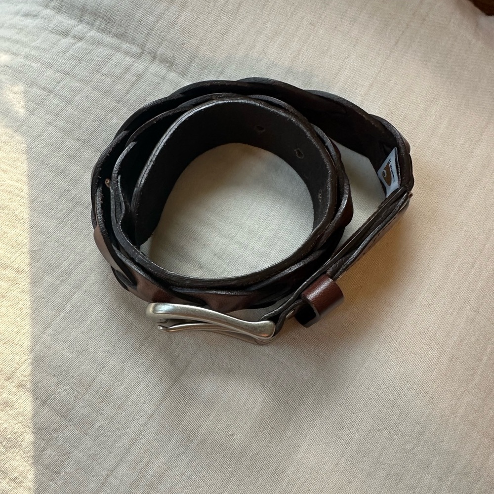 Carhartt Braided Leather Belt - Picture 2 of 6